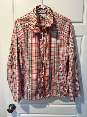 Columbia Pink Plaid Ski Jacket